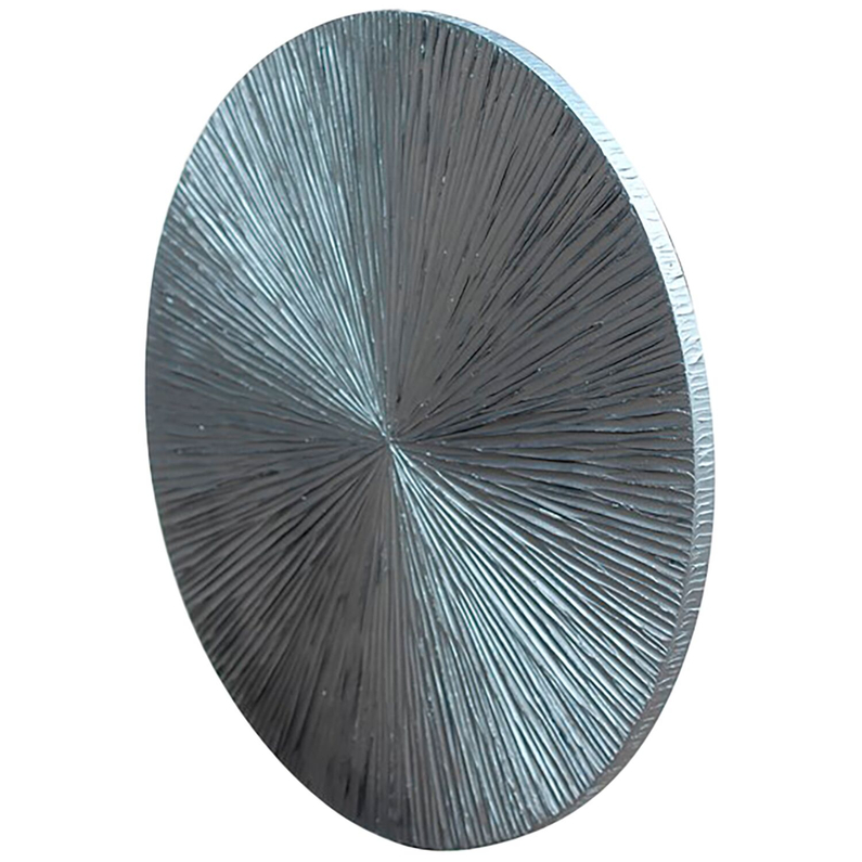 Wandpaneel Pictura Zwart/Zilver Ø60 Streep