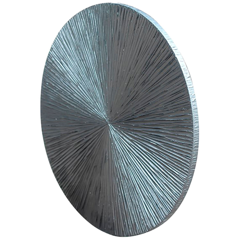 Wandpaneel Pictura Zwart/Zilver Ø80