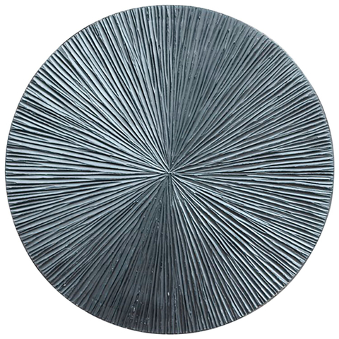 Wandpanneel Pictura Zwart/Zilver Ø100