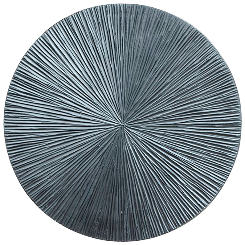 Wandpanneel Pictura Zwart/Zilver Ø100