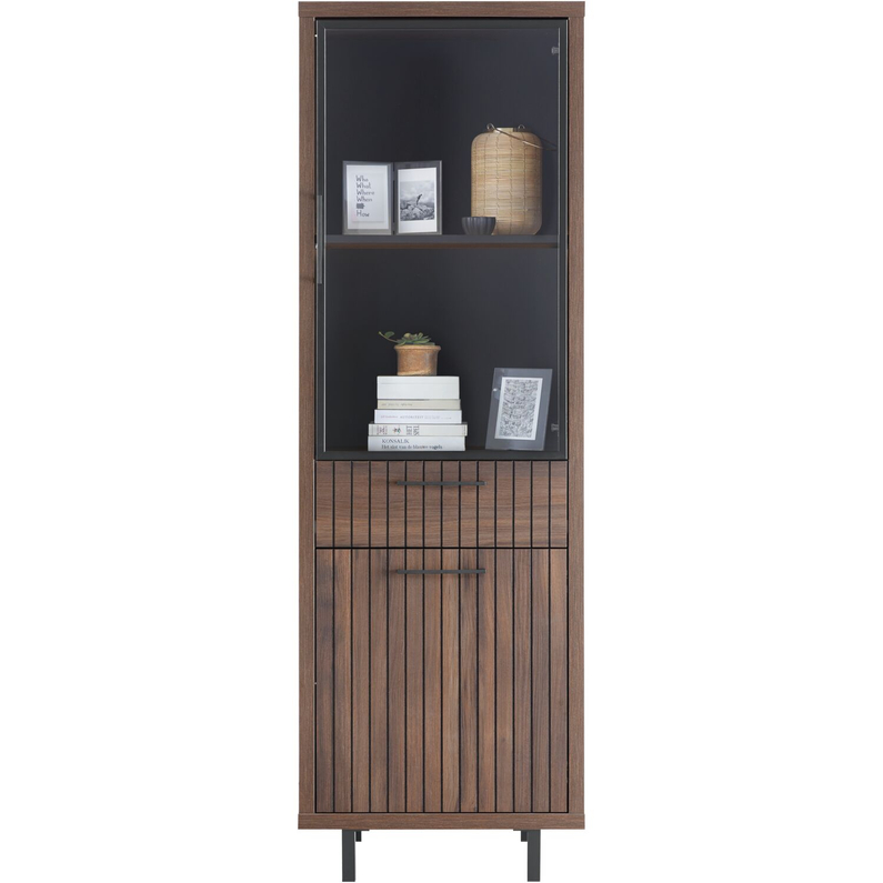 Bergkast Tenino 1-Deurs/1 Glasdeur