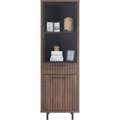 Bergkast Tenino 1-Deurs/1 Glasdeur