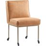 INHOUSE Stoel Rona Caramel Microleder