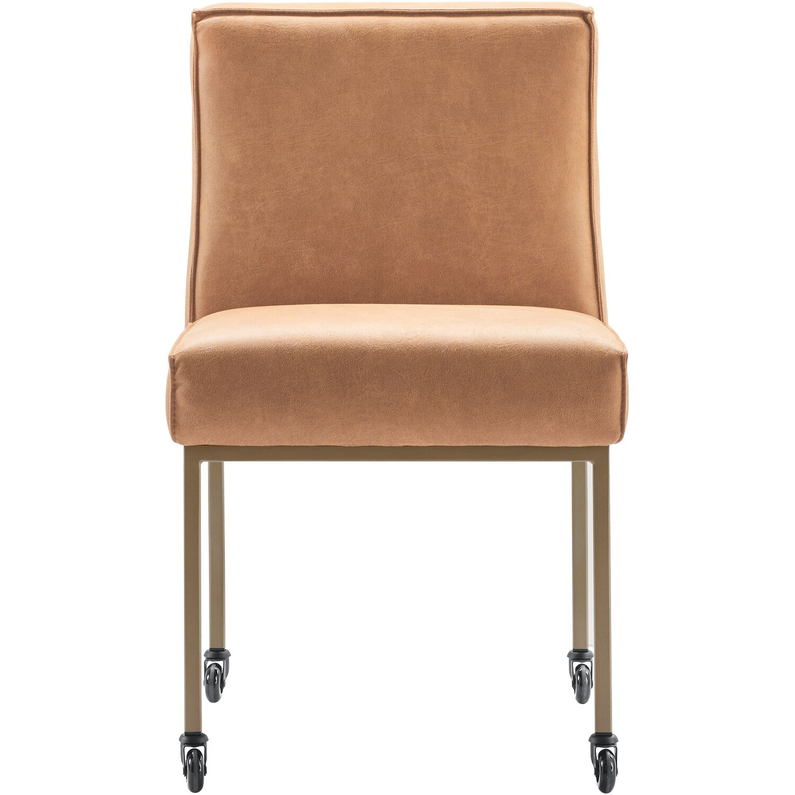 INHOUSE Stoel Rona Caramel Microleder