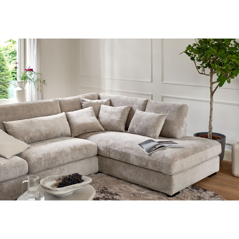 INHOUSE Hoekbank Comiso Taupe