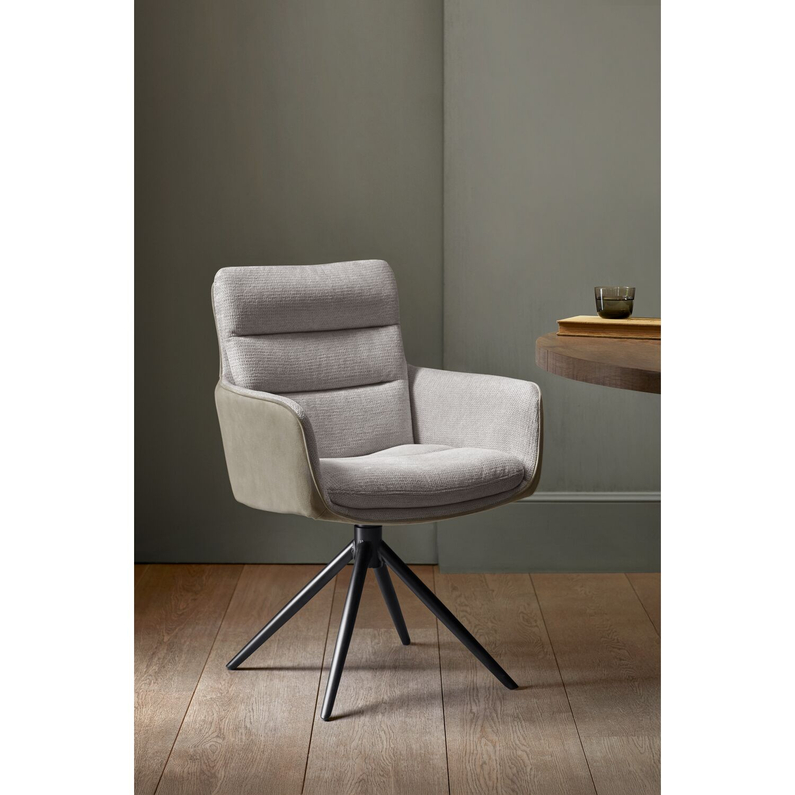 Armstoel Letta Oyster/Ash Grey