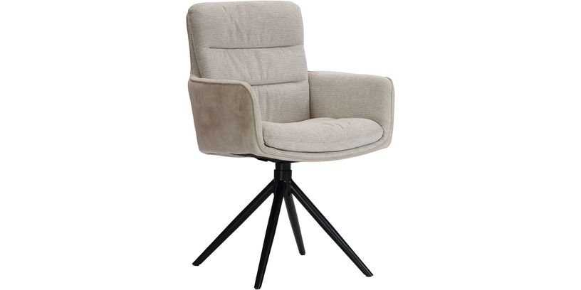 Armstoel Letta Linen/Naturel