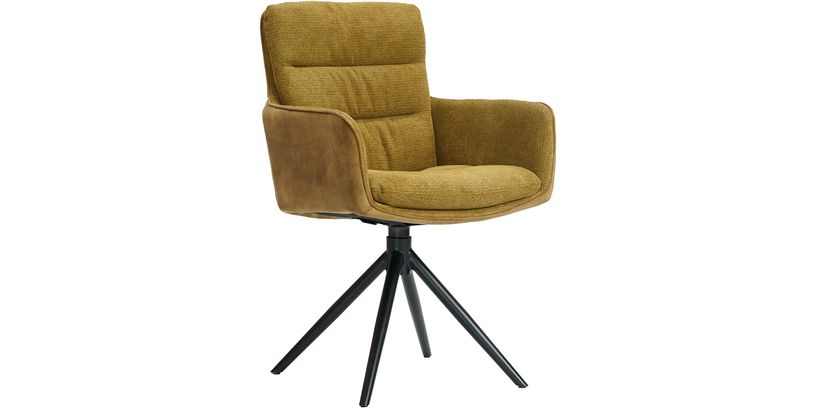 Armstoel Letta Army/Mustard