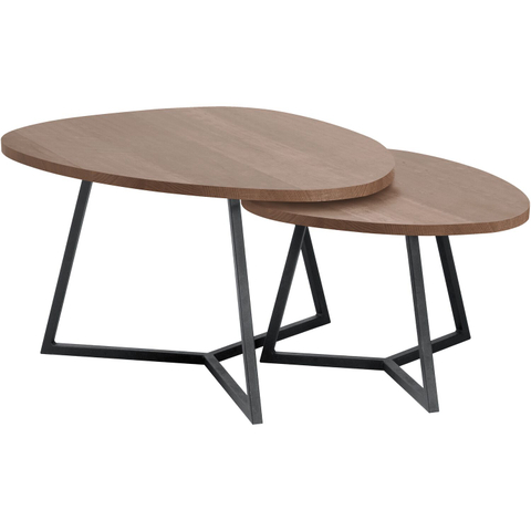 Salontafel Locarnio Set/2 Dark Mango