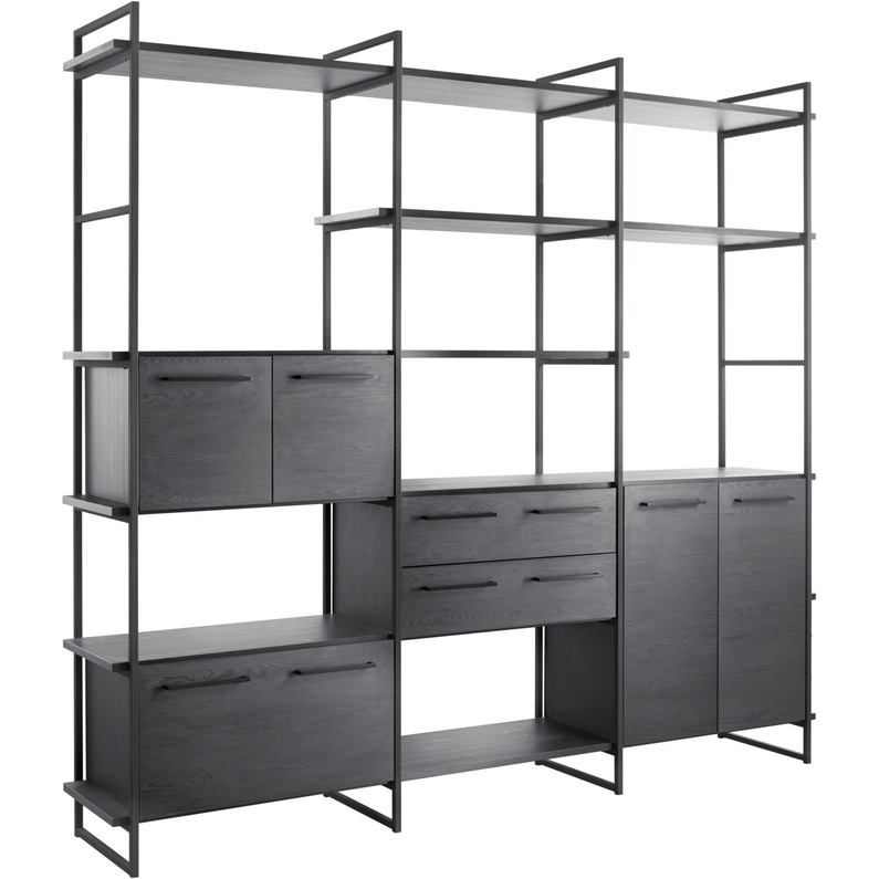 Wandopstelling Sistema 1 Noir