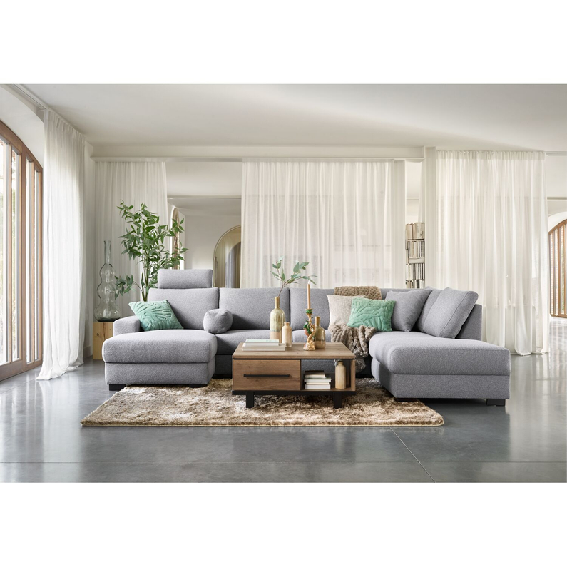 Hoekbank Florance Steel