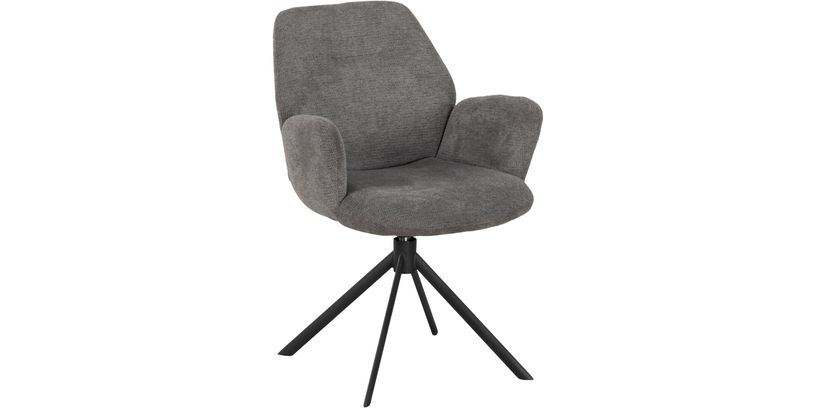 Armstoel Loranzo Mito Antraciet