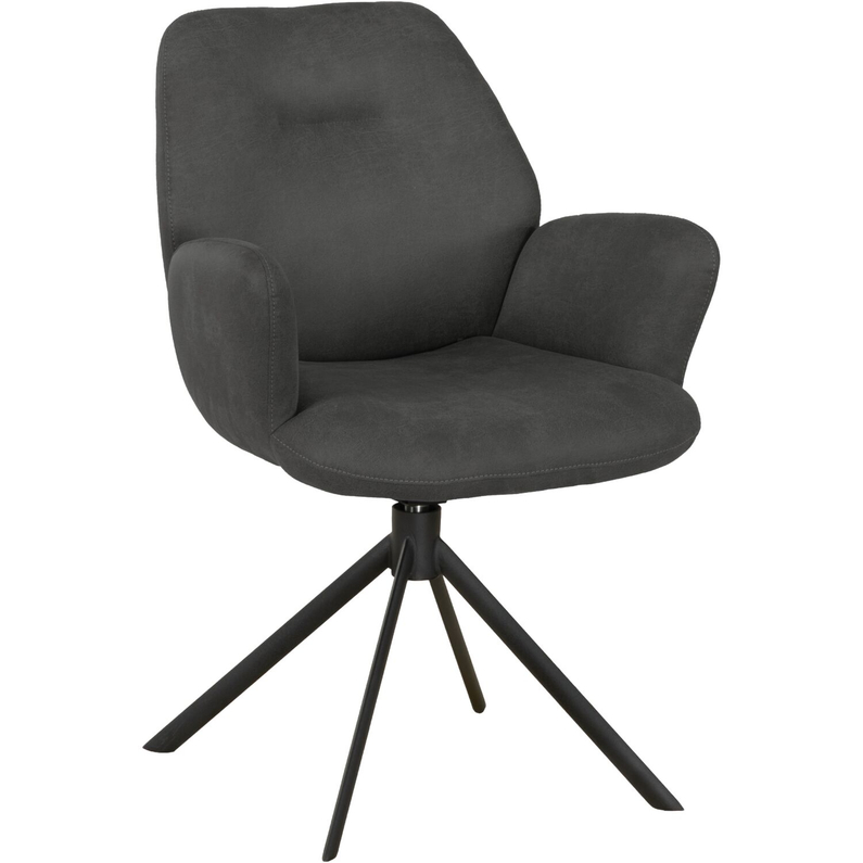 Armstoel Loranzo Chicago Antraciet