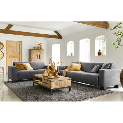 Bank Alpa 2,5-Zits Antraciet