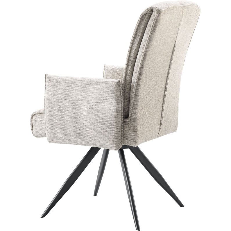 Armstoel Brooks Lichtgrijs