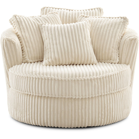 INHOUSE Draaifauteuil Luciria Cream