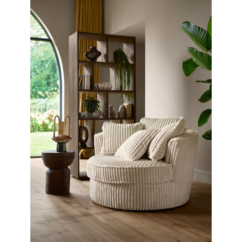 INHOUSE Draaifauteuil Luciria Cream