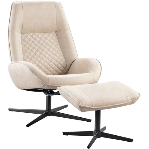 INHOUSE Draaifauteuil Irabo Naturel