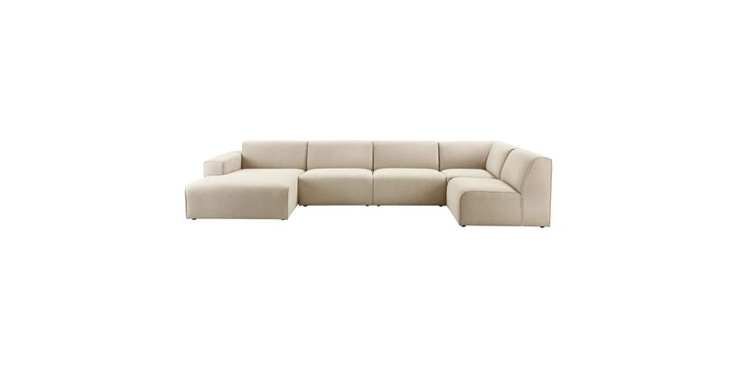 INHOUSE Hoekbank Lagonia Cappuccino