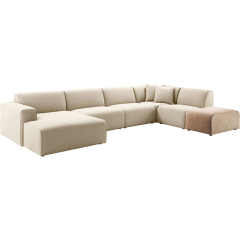 INHOUSE Hoekbank Lagonia Cappuccino