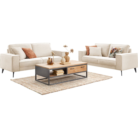 Bank Barrio 2,5-Zits (2x80) Naturel