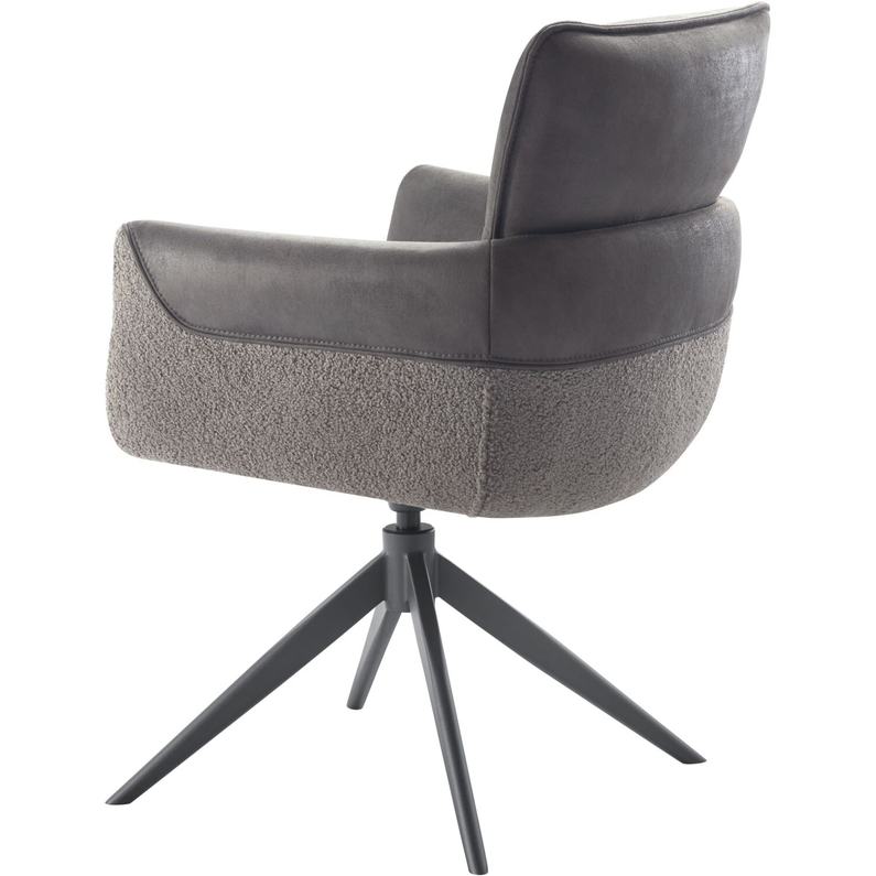 Armstoel Mirandola Antraciet