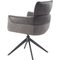 Armstoel Mirandola Antraciet