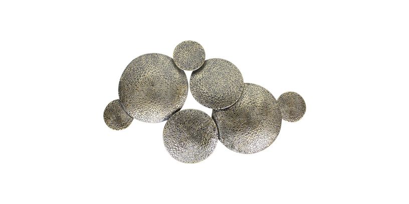 Wandornament Positano Zwart/Goud