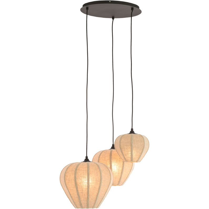 Hanglamp Moscito 3L Zwart