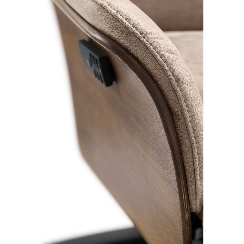 Relaxfauteuil Serio M Clay Microleder