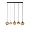 Hanglamp Macato 5-Lichts Amber