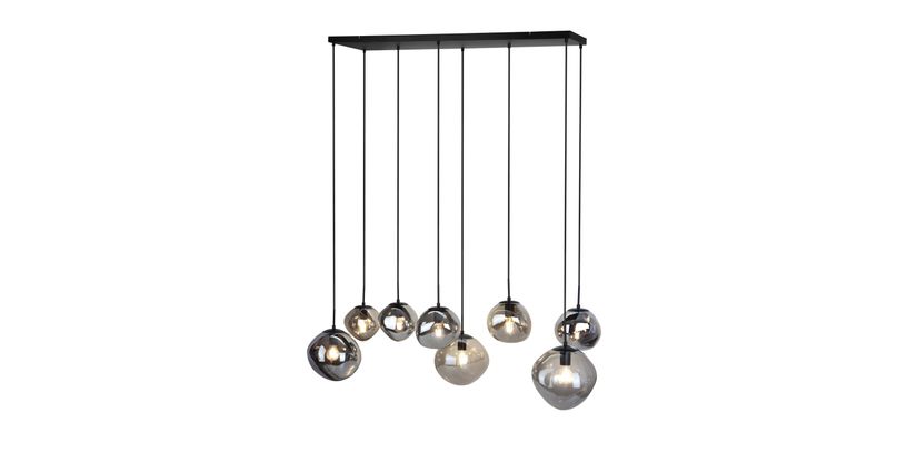 Hanglamp Macato 8-Lichts Smoke