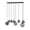 Hanglamp Macato 8-Lichts Smoke