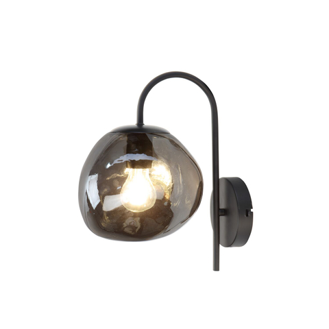 Wandlamp Macato 1-Lichts Smoke