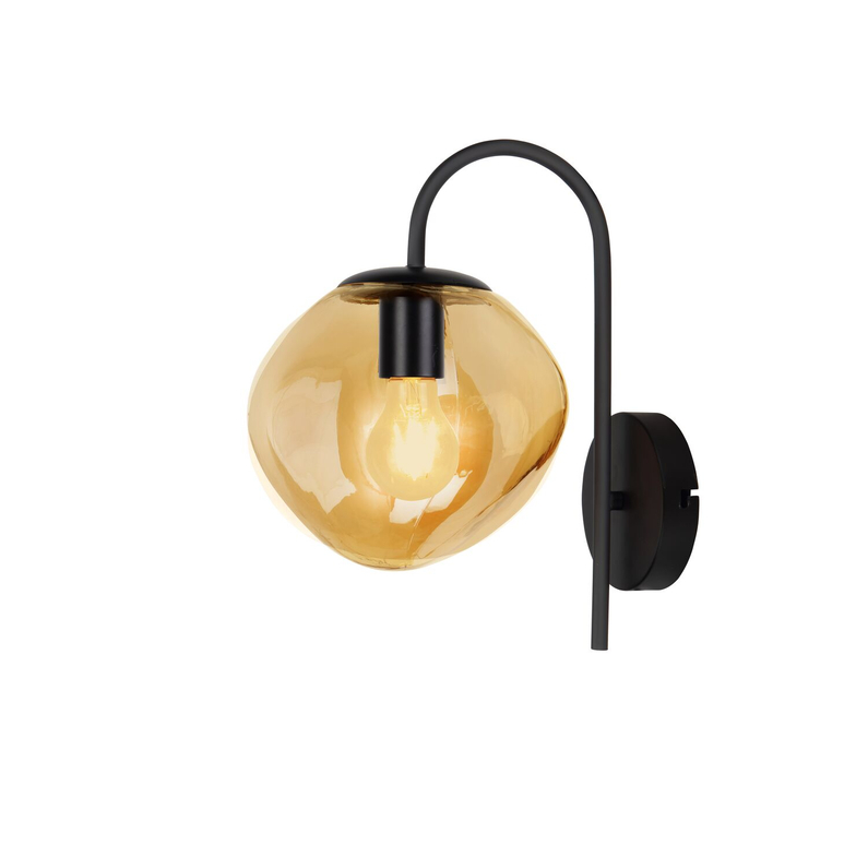 Wandlamp Macato 1-Lichts Amber