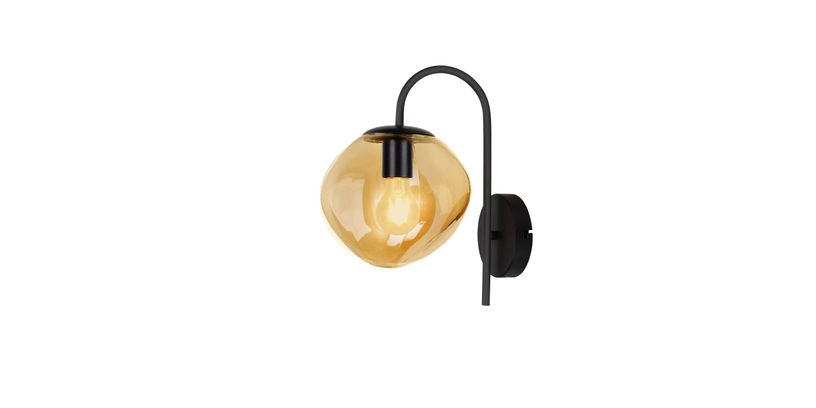 Wandlamp Macato 1-Lichts Amber