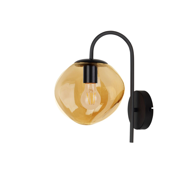 Wandlamp Macato 1-Lichts Amber