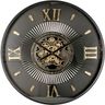 Klok Nimar 55 Ø80 Black/Brass