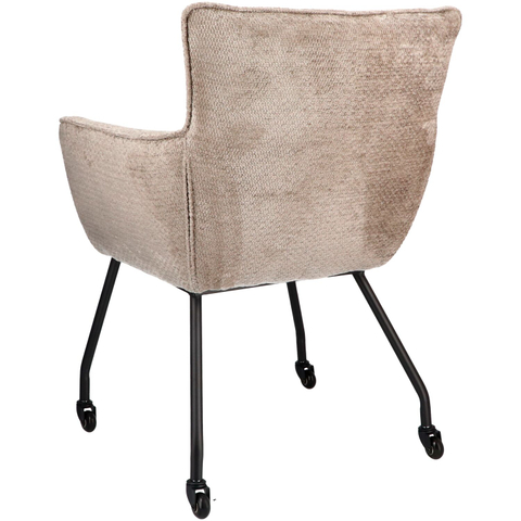 Armstoel Novile Clay Met Wielen