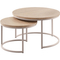 Salontafel Lunata Misty Oak Set/2