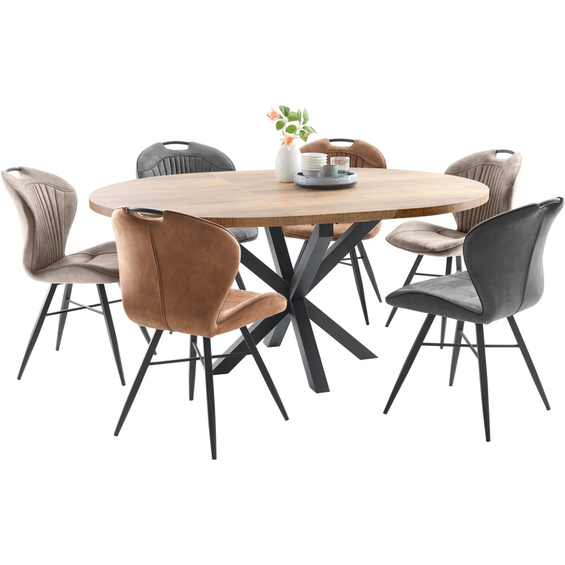 Uitschuiftafel Caltana Ø130