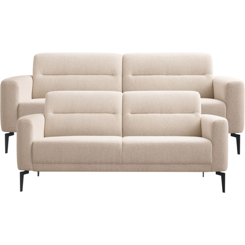 Bank Heria 3-Zits + 2,5-Zits Naturel