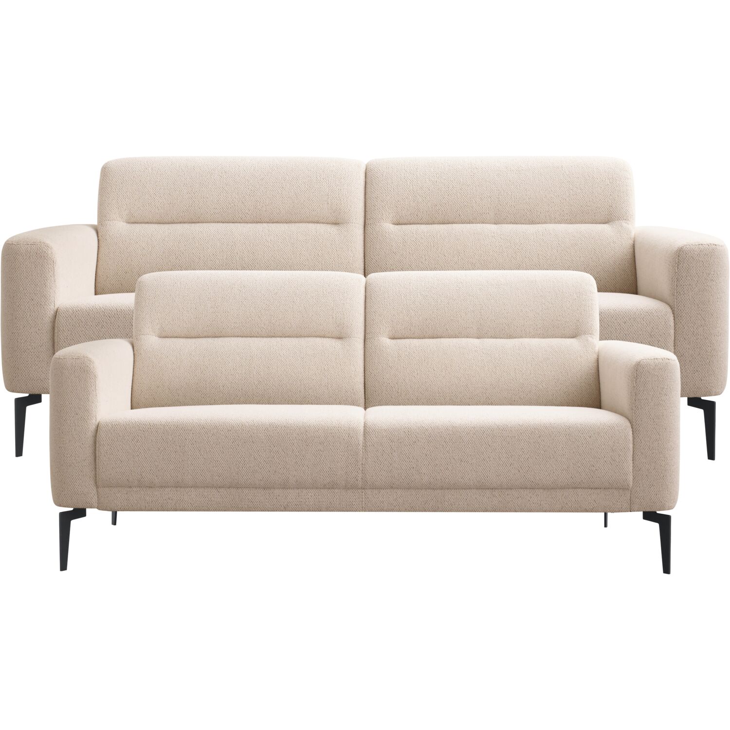 Bank Heria 3-Zits + 2,5-Zits Naturel