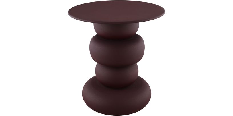 Bijzettafel Easdale Ø40 Bordeaux