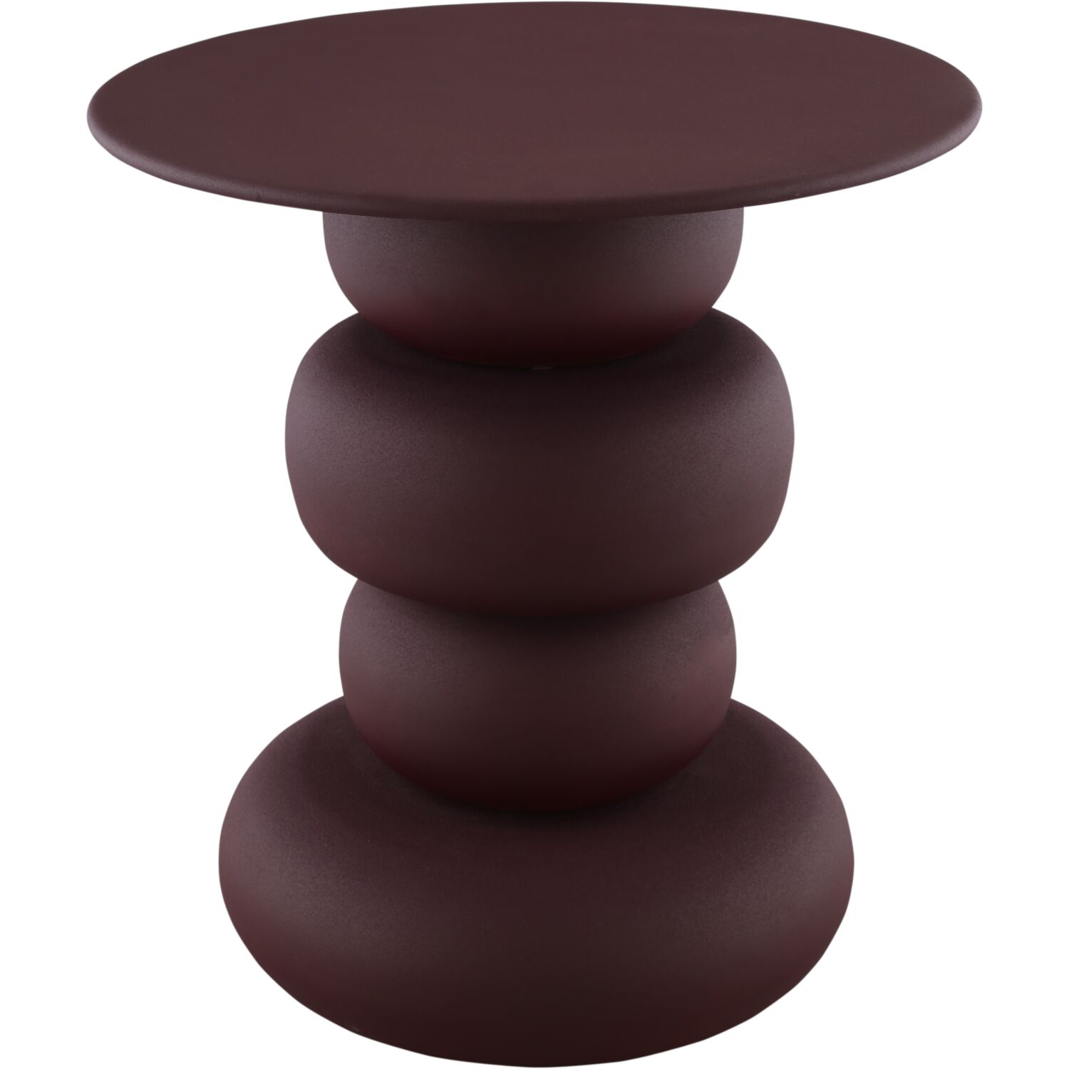 Bijzettafel Easdale Ø40 Bordeaux