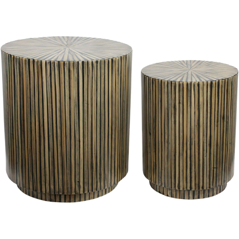 Bijzettafel Brody Set/2 Bamboe