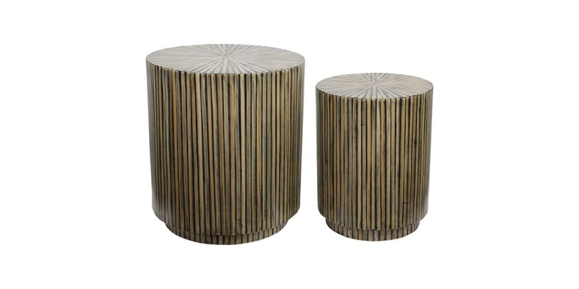 Bijzettafel Brody Set/2 Bamboe