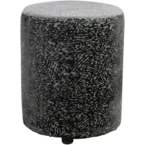 Poef Brody Zwart/Grijs