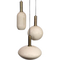 Hanglamp Bincerro Cluster 3-Lichts Taupe