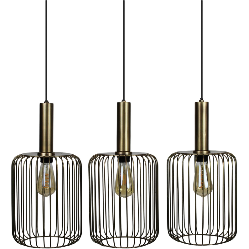 Hanglamp Bincerro 3-Lichts Bronze